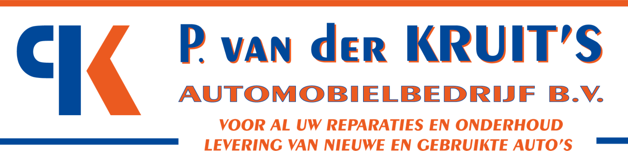 Logo P. van der Kruit's Automobielbedrijf BV